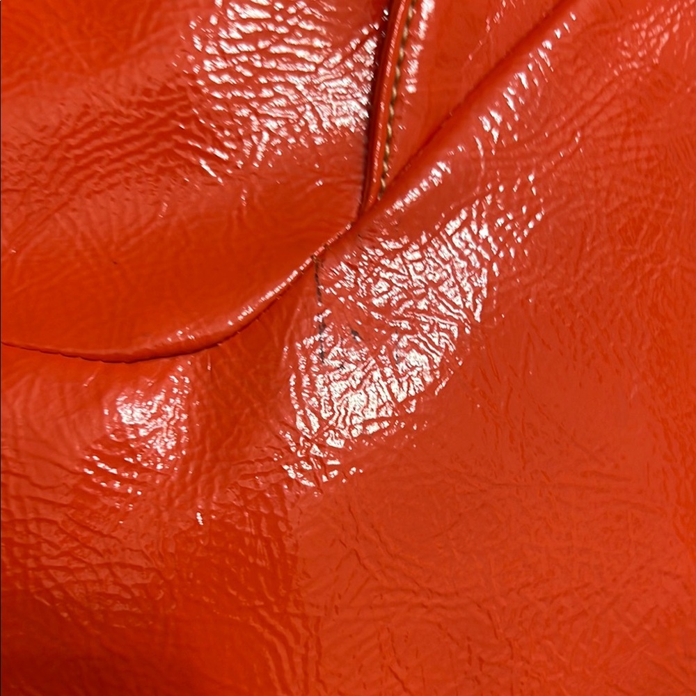 Kiss lock Elegant Orange Bow Clasp Bag - Picture 9 of 9